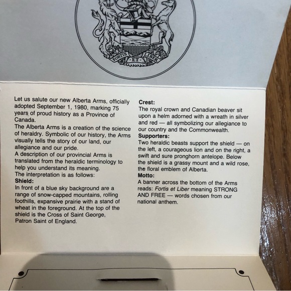 Alberta 1905-1980 75th Anniversary Medal - dedicated to youth students - Picture 10 of 14